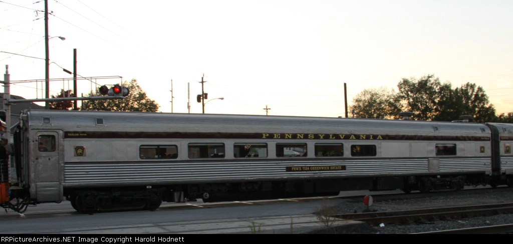 Private passenger car on AAPRCO special train 956